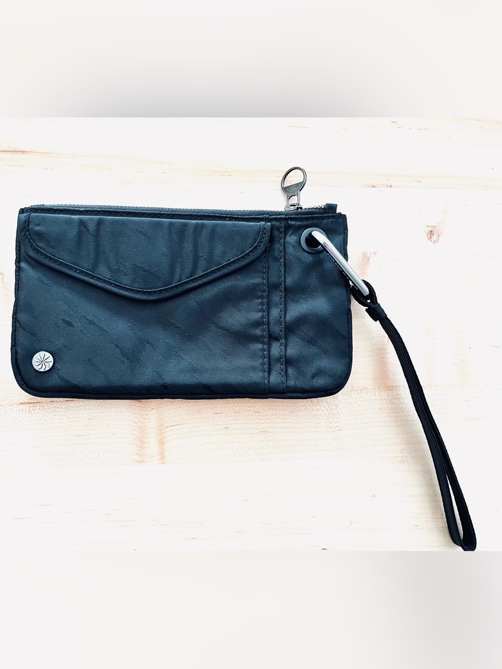 Athleta Black Coffee Run Clutch/Wristlet
